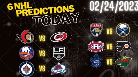free nhl predictions for today.